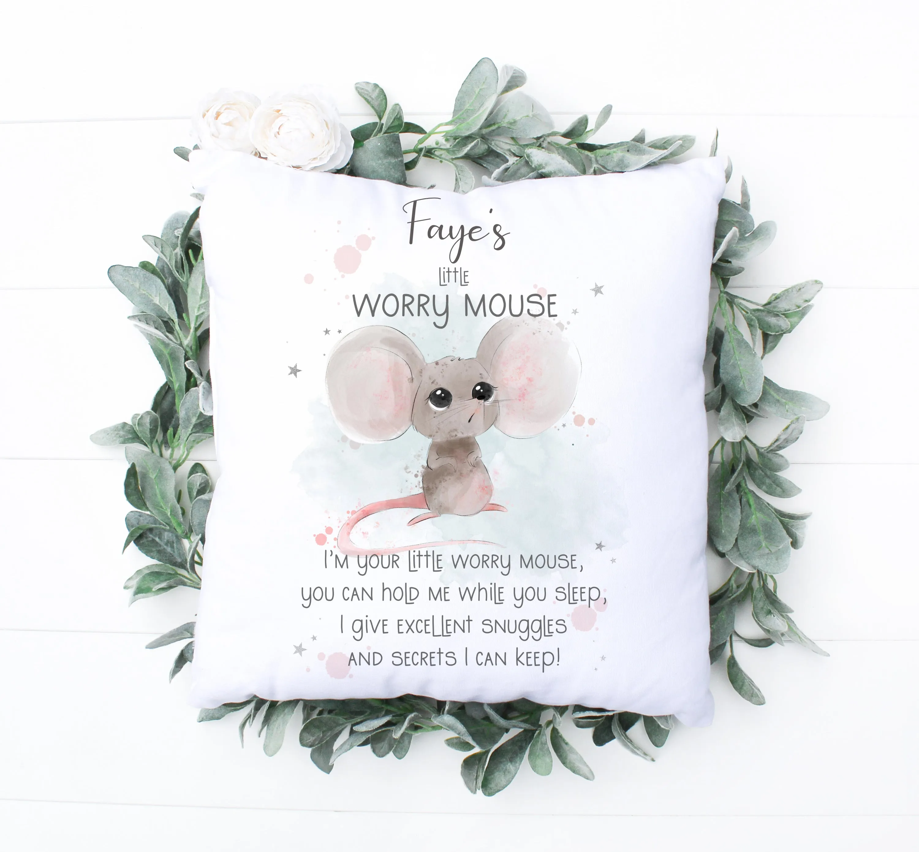 Worry Mouse Cushion
