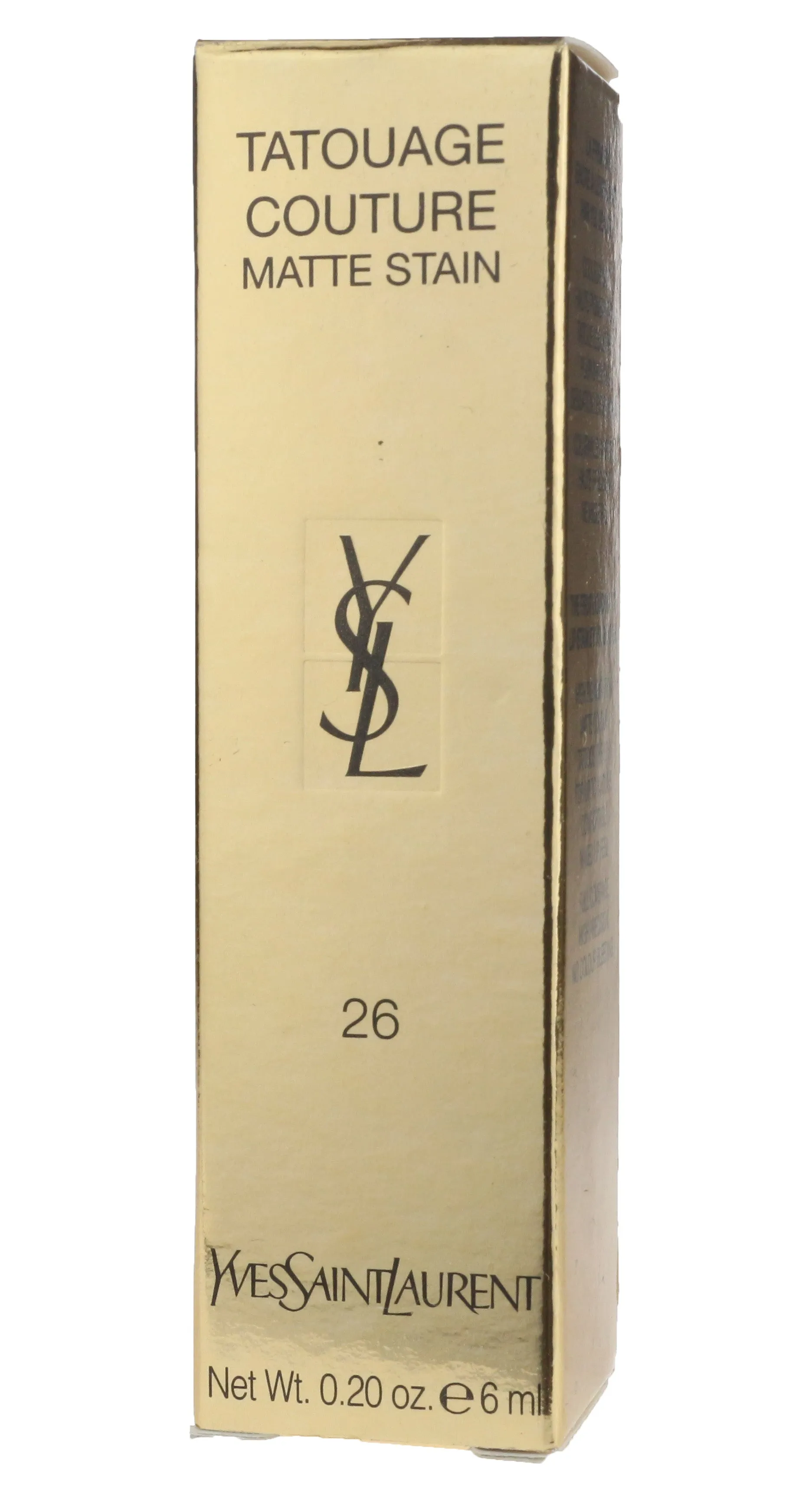 YSL Tatouage Couture Matte Stain'26 Neutral Underground' 0.2oz/6ml New In Box