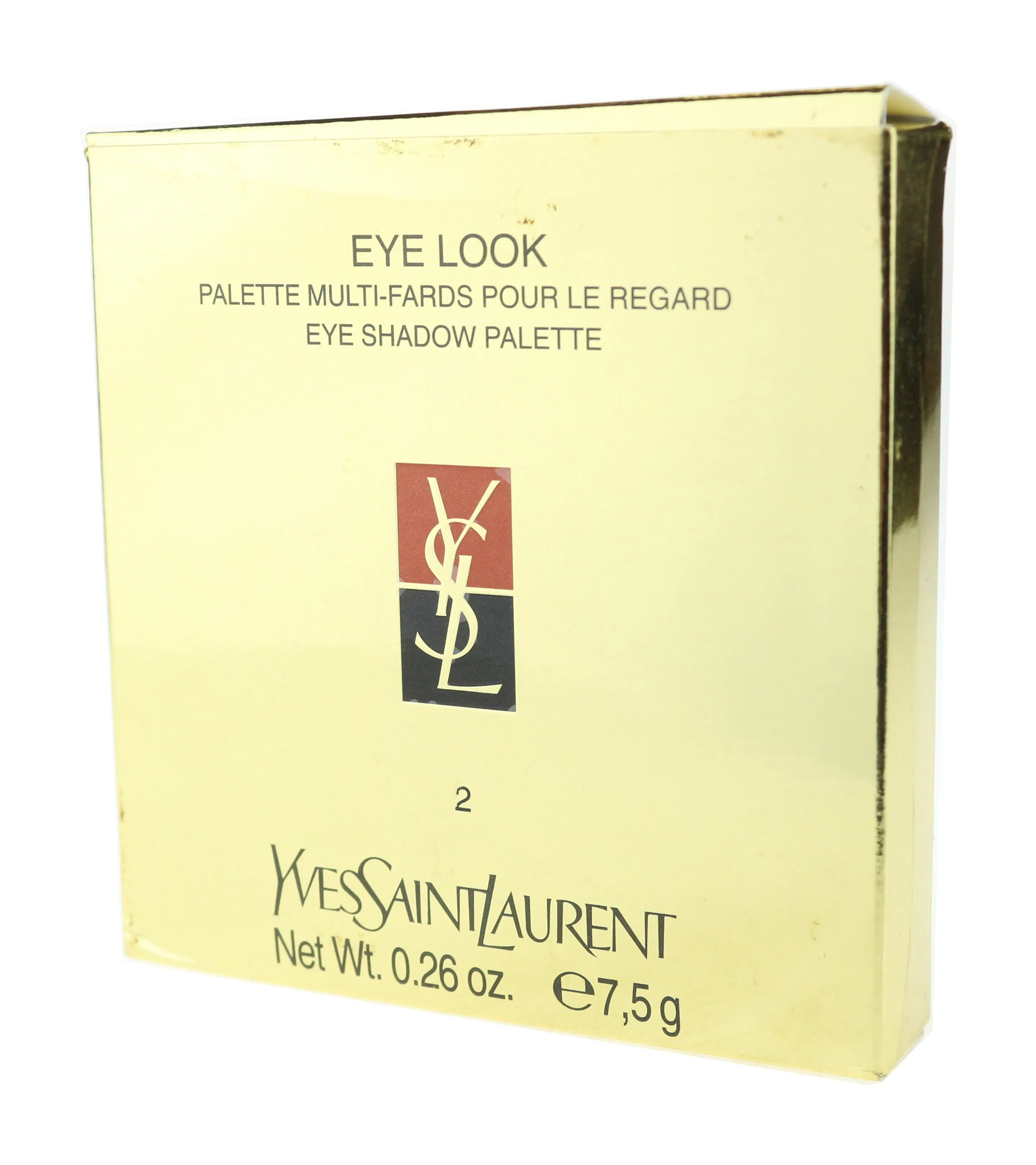 Yves Saint Laurent Eye Shadow Palette '2' 0.26oz/7.5g In Box